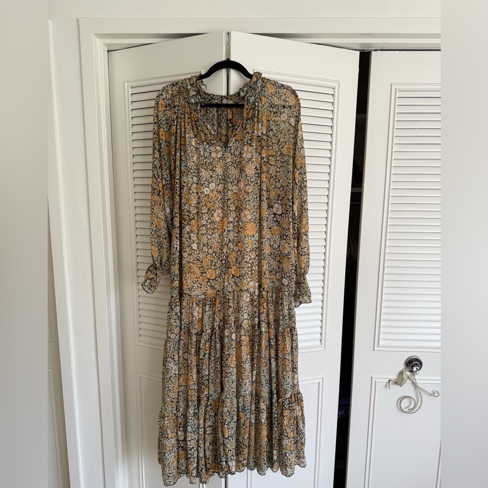 Free People Floral Print Maxi Dress